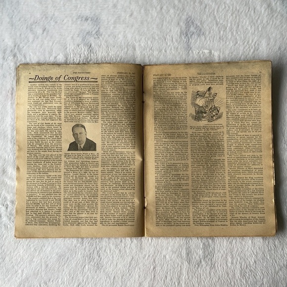 VINTAGE 100 Year Old Newspaper “The Pathfinder” Newspaper February 12, 1… - Picture 8 of 12
